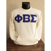 Phi Beta Sigma Nuetral Pocket Chenille Crewneck